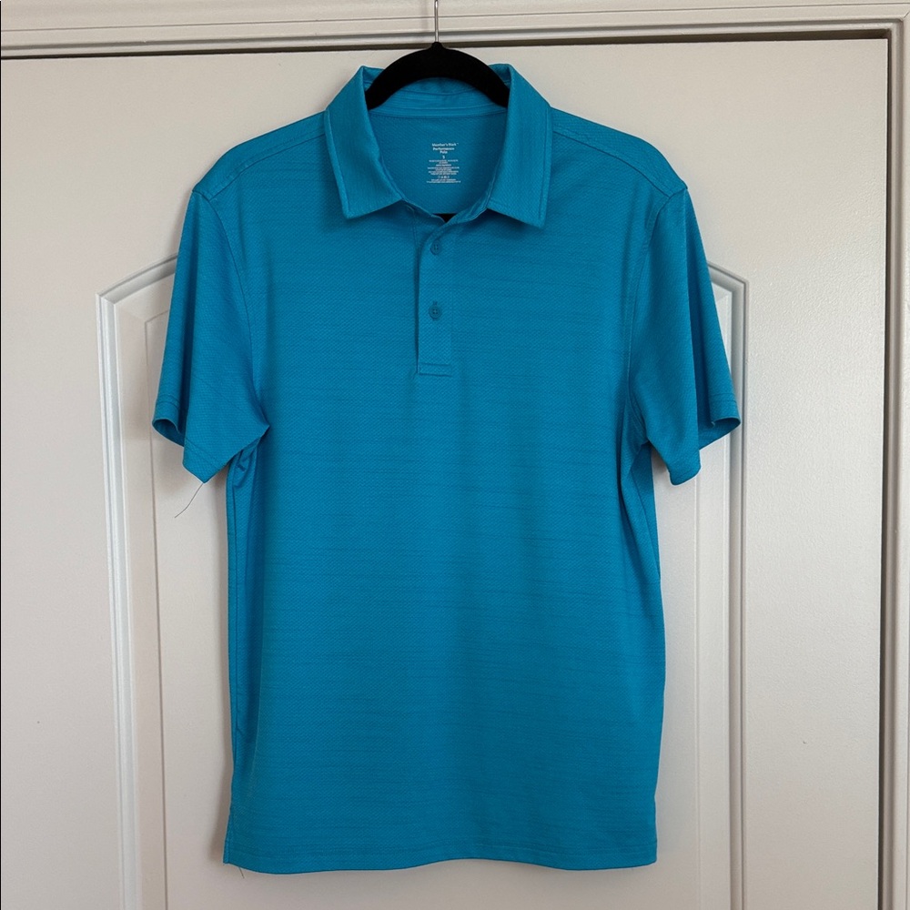 Vibrant Blue Polo Shirt for Men